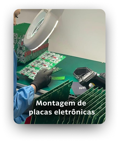 Montagem de placas eletronicasa